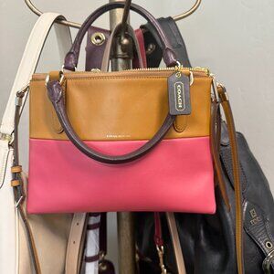 COACH Mini Borough Retro Color Block Hand/Crossbody Bag